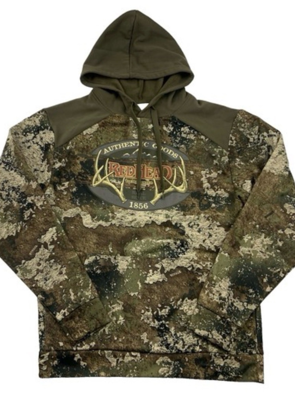 EUC RedHead Mossy Oak Camo Hunting Hoodie Men's Medium Outdoor Pullover